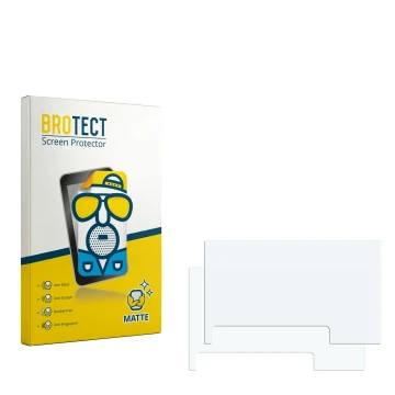 Vorderseite einer Produktverpackung mit dem Markenlogo BROTECT. Daneben ist der zugehörige Displayschutz.