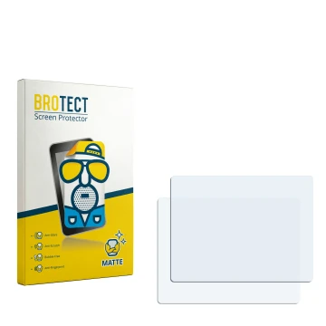 Vorderseite einer Produktverpackung mit dem Markenlogo BROTECT. Daneben ist der zugehörige Displayschutz.