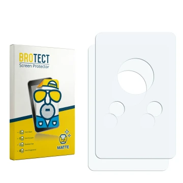 Vorderseite einer Produktverpackung mit dem Markenlogo BROTECT. Daneben ist der zugehörige Displayschutz.