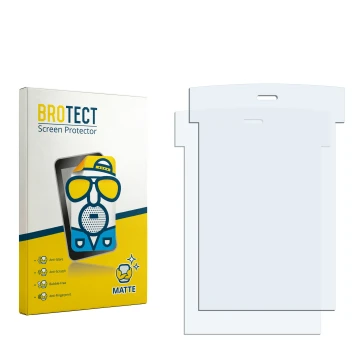 Vorderseite einer Produktverpackung mit dem Markenlogo BROTECT. Daneben ist der zugehörige Displayschutz.