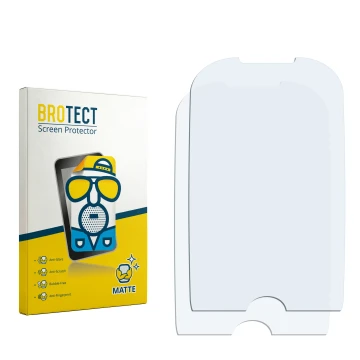 Vorderseite einer Produktverpackung mit dem Markenlogo BROTECT. Daneben ist der zugehörige Displayschutz.