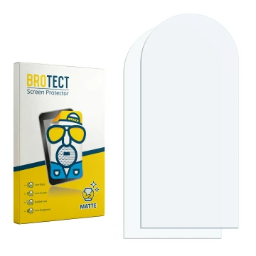 Vorderseite einer Produktverpackung mit dem Markenlogo BROTECT. Daneben ist der zugehörige Displayschutz.