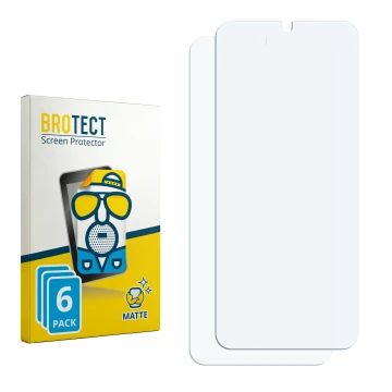 Vorderseite einer Produktverpackung mit dem Markenlogo BROTECT. Daneben ist der zugehörige Displayschutz.