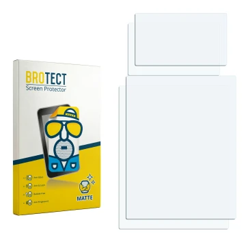 Vorderseite einer Produktverpackung mit dem Markenlogo BROTECT. Daneben ist der zugehörige Displayschutz.