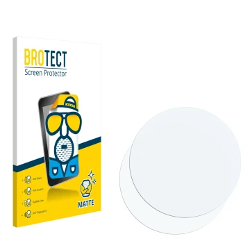 Vorderseite einer Produktverpackung mit dem Markenlogo BROTECT. Daneben ist der zugehörige Displayschutz.