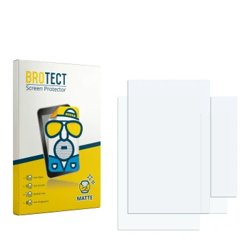 Vorderseite einer Produktverpackung mit dem Markenlogo BROTECT. Daneben ist der zugehörige Displayschutz.