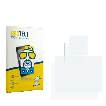 Vorderseite einer Produktverpackung mit dem Markenlogo BROTECT. Daneben ist der zugehörige Displayschutz.