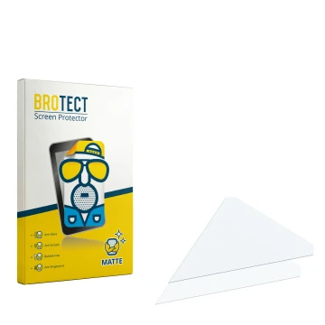 Vorderseite einer Produktverpackung mit dem Markenlogo BROTECT. Daneben ist der zugehörige Displayschutz.