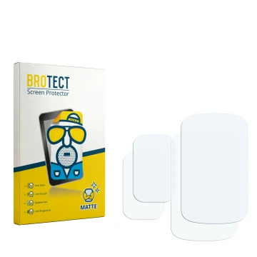 Vorderseite einer Produktverpackung mit dem Markenlogo BROTECT. Daneben ist der zugehörige Displayschutz.