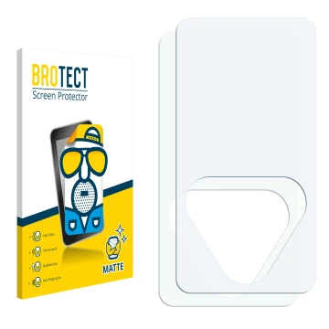 Vorderseite einer Produktverpackung mit dem Markenlogo BROTECT. Daneben ist der zugehörige Displayschutz.