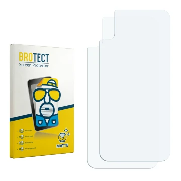 Vorderseite einer Produktverpackung mit dem Markenlogo BROTECT. Daneben ist der zugehörige Displayschutz.