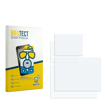 Vorderseite einer Produktverpackung mit dem Markenlogo BROTECT. Daneben ist der zugehörige Displayschutz.