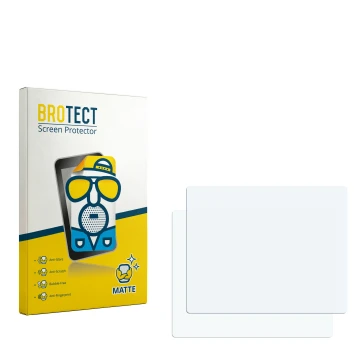 Vorderseite einer Produktverpackung mit dem Markenlogo BROTECT. Daneben ist der zugehörige Displayschutz.