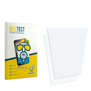 Vorderseite einer Produktverpackung mit dem Markenlogo BROTECT. Daneben ist der zugehörige Displayschutz.