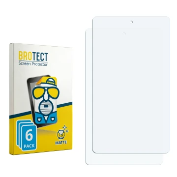 Vorderseite einer Produktverpackung mit dem Markenlogo BROTECT. Daneben ist der zugehörige Displayschutz.