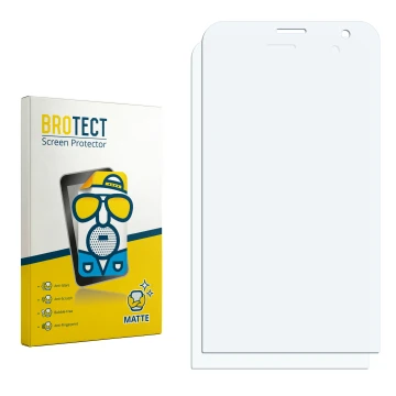 Vorderseite einer Produktverpackung mit dem Markenlogo BROTECT. Daneben ist der zugehörige Displayschutz.