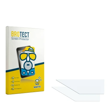 Vorderseite einer Produktverpackung mit dem Markenlogo BROTECT. Daneben ist der zugehörige Displayschutz.