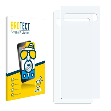 Vorderseite einer Produktverpackung mit dem Markenlogo BROTECT. Daneben ist der zugehörige Displayschutz.