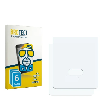 Vorderseite einer Produktverpackung mit dem Markenlogo BROTECT. Daneben ist der zugehörige Displayschutz.