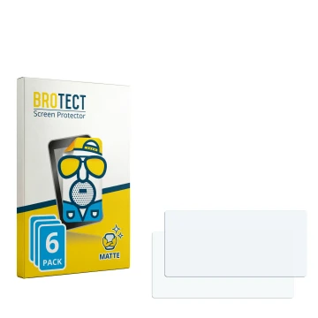Vorderseite einer Produktverpackung mit dem Markenlogo BROTECT. Daneben ist der zugehörige Displayschutz.