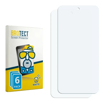 Vorderseite einer Produktverpackung mit dem Markenlogo BROTECT. Daneben ist der zugehörige Displayschutz.