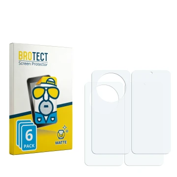 Vorderseite einer Produktverpackung mit dem Markenlogo BROTECT. Daneben ist der zugehörige Displayschutz.