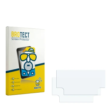 Vorderseite einer Produktverpackung mit dem Markenlogo BROTECT. Daneben ist der zugehörige Displayschutz.