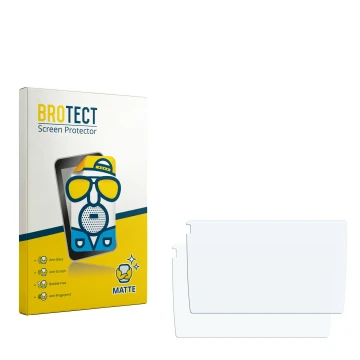 Vorderseite einer Produktverpackung mit dem Markenlogo BROTECT. Daneben ist der zugehörige Displayschutz.