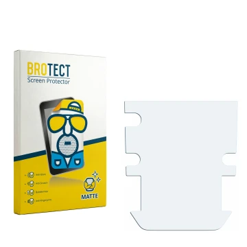 Vorderseite einer Produktverpackung mit dem Markenlogo BROTECT. Daneben ist der zugehörige Displayschutz.