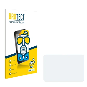Vorderseite einer Produktverpackung mit dem Markenlogo BROTECT. Daneben ist der zugehörige Displayschutz.