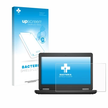 Vorderseite einer Produktverpackung mit dem Markenlogo upscreen. Daneben ist das Gerät Dell Latitude 15 E5540 Non-Touch mit de