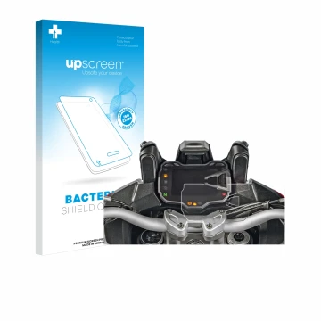 Vorderseite einer Produktverpackung mit dem Markenlogo upscreen. Daneben ist das Gerät Ducati Multistrada 1200S 2015 Tachoanze