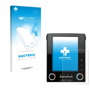 Vorderseite einer Produktverpackung mit dem Markenlogo upscreen. Daneben ist das Gerät Renault Megane GT R-Link 2 8.7