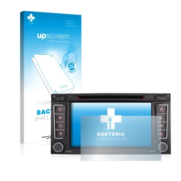 Vorderseite einer Produktverpackung mit dem Markenlogo upscreen. Daneben ist das Gerät Erisin ES 7856T 7
