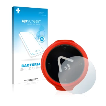 Vorderseite einer Produktverpackung mit dem Markenlogo upscreen. Daneben ist das Gerät Beeline Velo mit dem zugehörigen Displa