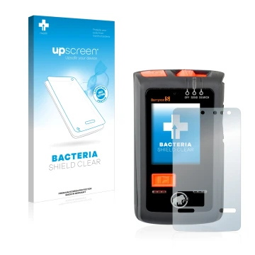 Vorderseite einer Produktverpackung mit dem Markenlogo upscreen. Daneben ist das Gerät Mammut Barryvox S mit dem zugehörigen D