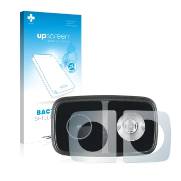 Vorderseite einer Produktverpackung mit dem Markenlogo upscreen. Daneben ist das Gerät Cycliq Fly12 CE mit dem zugehörigen Dis