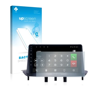 Vorderseite einer Produktverpackung mit dem Markenlogo upscreen. Daneben ist das Gerät Pioneer AVH-Z5200DAB mit dem zugehörige