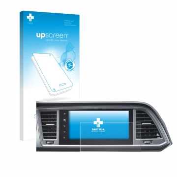 Vorderseite einer Produktverpackung mit dem Markenlogo upscreen. Daneben ist das Gerät Seat Cupra Ateca Facelift 2021 MiB 3 mi