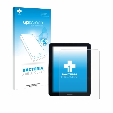 Vorderseite einer Produktverpackung mit dem Markenlogo upscreen. Daneben ist das Gerät Volvo Polestar 2 2021 Infotainment Syst