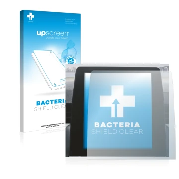 Vorderseite einer Produktverpackung mit dem Markenlogo upscreen. Daneben ist das Gerät Renault Zoe 2020 Easy Link 9.3