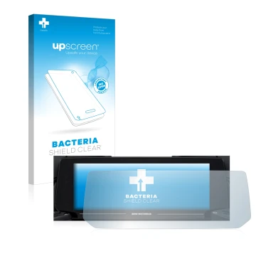 Vorderseite einer Produktverpackung mit dem Markenlogo upscreen. Daneben ist das Gerät BMW R 1250 RT 2021 Connectivity TFT 10.