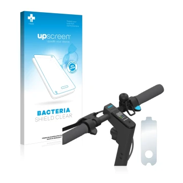 Vorderseite einer Produktverpackung mit dem Markenlogo upscreen. Daneben ist das Gerät Segway Ninebot KickScooter MAX G30D mit