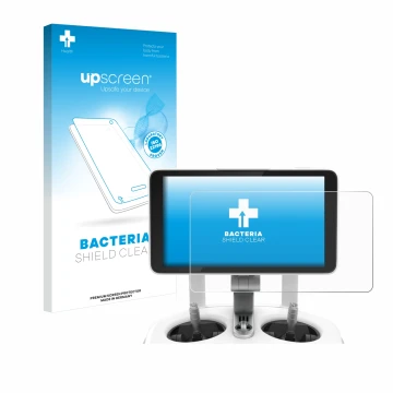 Vorderseite einer Produktverpackung mit dem Markenlogo upscreen. Daneben ist das Gerät DJI Phantom 4 Pro+/Adv+ 5.5