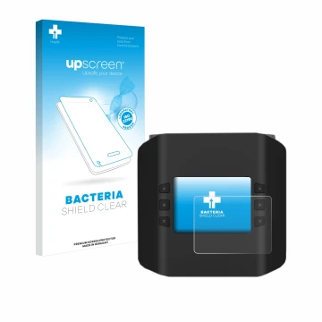 Vorderseite einer Produktverpackung mit dem Markenlogo upscreen. Daneben ist das Gerät ISDT Smart Duo Charger K4 mit dem zugeh