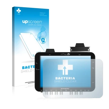 Vorderseite einer Produktverpackung mit dem Markenlogo upscreen. Daneben ist das Gerät Convergent Design Odyssey 7Q+ mit dem z