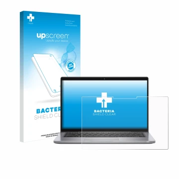 Vorderseite einer Produktverpackung mit dem Markenlogo upscreen. Daneben ist das Gerät Dell Latitude 7320 2-in-1 mit dem zugeh