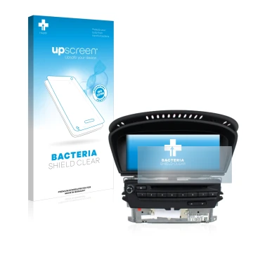 Vorderseite einer Produktverpackung mit dem Markenlogo upscreen. Daneben ist das Gerät BMW 3 E93 2011 CIC professional navigat