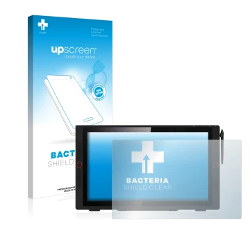 Vorderseite einer Produktverpackung mit dem Markenlogo upscreen. Daneben ist das Gerät XP-Pen Artist 24 Pro mit dem zugehörige