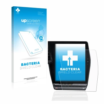 Vorderseite einer Produktverpackung mit dem Markenlogo upscreen. Daneben ist das Gerät Renault Megane E-Tech openR Link 12